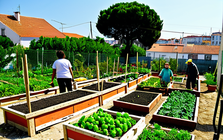 도시농업관리사 자격증 가치와 전망 - Urban Farming Workshop**

"A diverse group of people participating in a hands-on urban farming works...