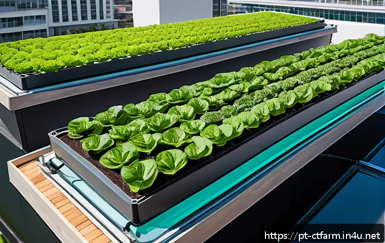 도시농업관리사 전문 지식 업데이트 방법 - A modern urban rooftop garden in a bustling Brazilian city, featuring a sleek hydroponic vertical fa...